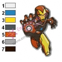 Iron Man Embroidery Design 11